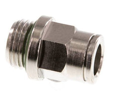 8mm x G1/4'' Push-in Fitting with Male Threads Brass FKM [2 Pieces]