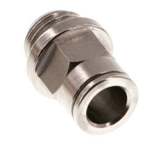 8mm x G1/4'' Push-in Fitting with Male Threads Brass FKM [2 Pieces]