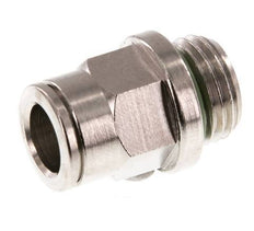 8mm x G1/4'' Push-in Fitting with Male Threads Brass FKM [2 Pieces]