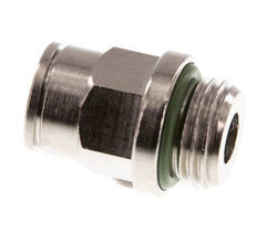 8mm x G1/4'' Push-in Fitting with Male Threads Brass FKM [2 Pieces]