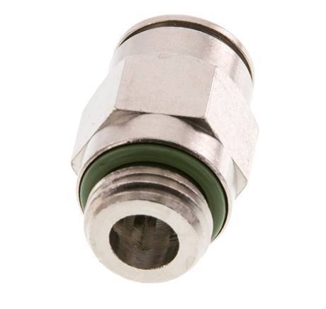 10mm x G1/4'' Push-in Fitting with Male Threads Brass FKM [2 Pieces]