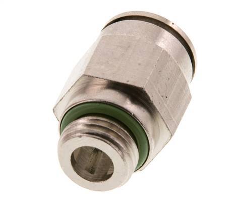 12mm x G1/4'' Push-in Fitting with Male Threads Brass FKM [2 Pieces]