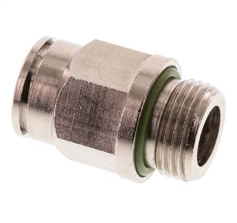 12mm x G3/8'' Push-in Fitting with Male Threads Brass FKM [2 Pieces]