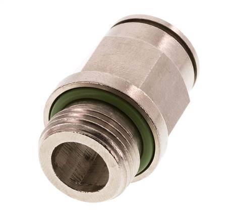 12mm x G3/8'' Push-in Fitting with Male Threads Brass FKM [2 Pieces]