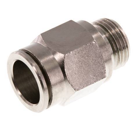 14mm x G3/8'' Push-in Fitting with Male Threads Brass FKM