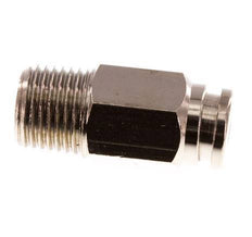 4mm x R1/8'' Push-in Fitting with Male Threads Brass NBR [5 Pieces]
