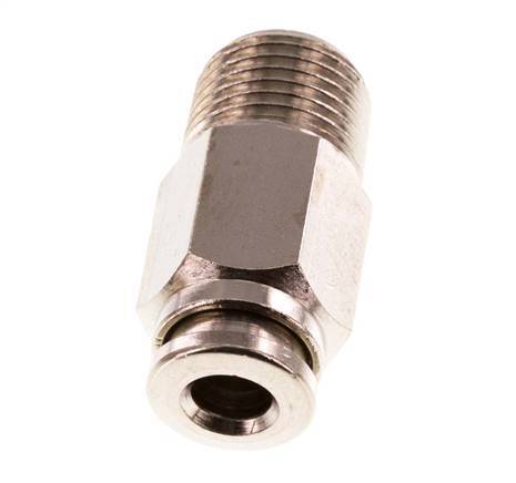 4mm x R1/8'' Push-in Fitting with Male Threads Brass NBR [5 Pieces]