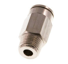 6mm x R1/8'' Push-in Fitting with Male Threads Brass NBR [5 Pieces]