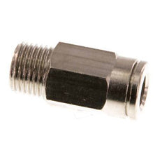 6mm x R1/8'' Push-in Fitting with Male Threads Brass NBR [5 Pieces]