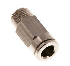 6mm x R1/8'' Push-in Fitting with Male Threads Brass NBR [5 Pieces]