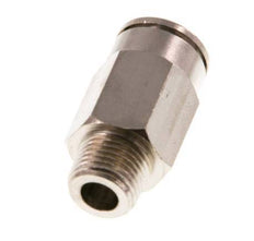 8mm x R1/8'' Push-in Fitting with Male Threads Brass NBR [5 Pieces]