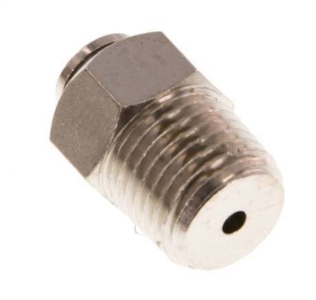 4mm x R1/4'' Push-in Fitting with Male Threads Brass NBR [2 Pieces]