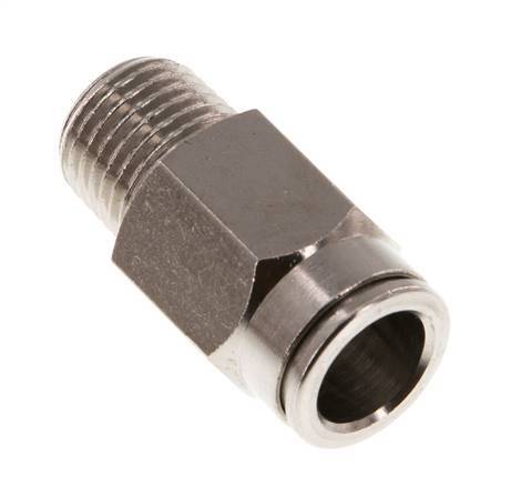 10mm x R1/4'' Push-in Fitting with Male Threads Brass NBR [2 Pieces]