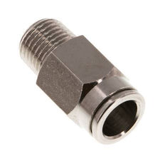 10mm x R1/4'' Push-in Fitting with Male Threads Brass NBR [2 Pieces]