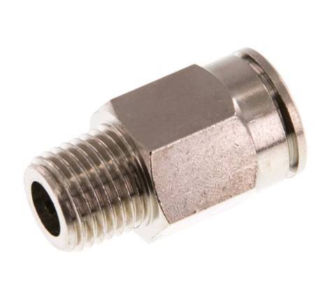 12mm x R1/4'' Push-in Fitting with Male Threads Brass NBR [2 Pieces]