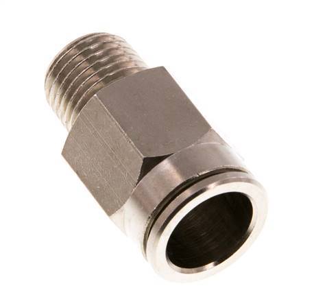12mm x R1/4'' Push-in Fitting with Male Threads Brass NBR [2 Pieces]