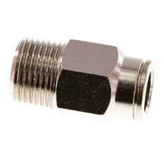 10mm x R3/8'' Push-in Fitting with Male Threads Brass NBR [2 Pieces]
