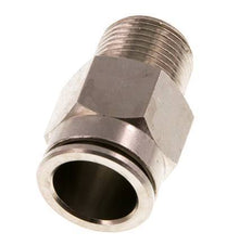 14mm x R3/8'' Push-in Fitting with Male Threads Brass NBR