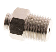 4mm x R1/4'' Push-in Fitting with Male Threads Brass FKM [2 Pieces]