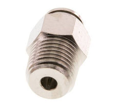 6mm x R1/4'' Push-in Fitting with Male Threads Brass FKM [2 Pieces]