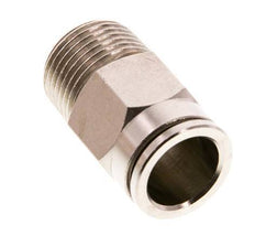 12mm x R3/8'' Push-in Fitting with Male Threads Brass FKM [2 Pieces]
