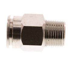 14mm x R3/8'' Push-in Fitting with Male Threads Brass FKM
