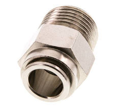 12mm x R1/2'' Push-in Fitting with Male Threads Brass FKM