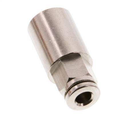 4mm x G1/8'' Push-in Fitting with Female Threads Brass NBR [2 Pieces]