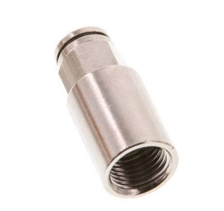 4mm x G1/8'' Push-in Fitting with Female Threads Brass NBR [2 Pieces]