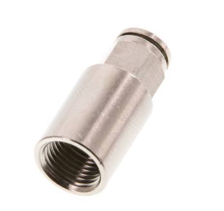 4mm x G1/8'' Push-in Fitting with Female Threads Brass NBR [2 Pieces]