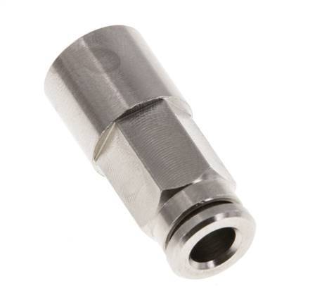 5mm x G1/8'' Push-in Fitting with Female Threads Brass NBR [2 Pieces]