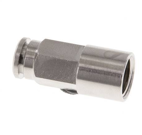 5mm x G1/8'' Push-in Fitting with Female Threads Brass NBR [2 Pieces]