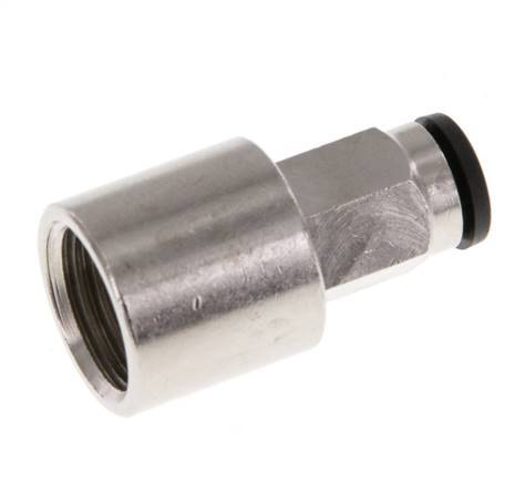 5mm x G1/4'' Push-in Fitting with Female Threads Brass NBR [2 Pieces]