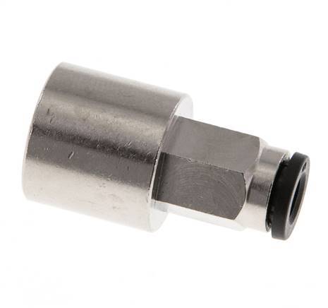 5mm x G1/4'' Push-in Fitting with Female Threads Brass NBR [2 Pieces]