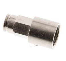 6mm x G1/4'' Push-in Fitting with Female Threads Brass NBR [2 Pieces]