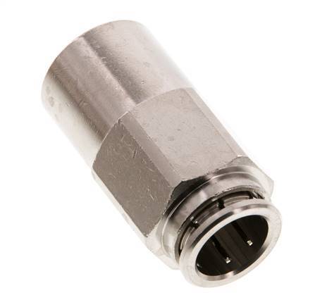 12mm x G1/4'' Push-in Fitting with Female Threads Brass NBR