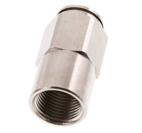 12mm x G3/8'' Push-in Fitting with Female Threads Brass NBR