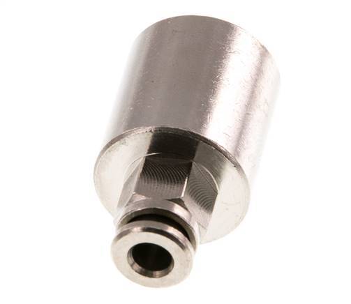 4mm x G1/4'' Push-in Fitting with Female Threads Brass FKM [2 Pieces]