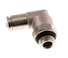 4mm x G1/8'' 90deg Elbow Push-in Fitting with Male Threads Brass NBR Rotatable [2 Pieces]