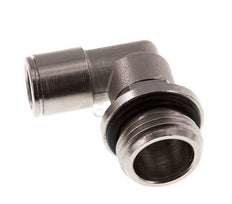 10mm x G1/2'' 90deg Elbow Push-in Fitting with Male Threads Brass NBR Rotatable