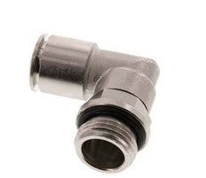 14mm x G1/2'' 90deg Elbow Push-in Fitting with Male Threads Brass NBR Rotatable