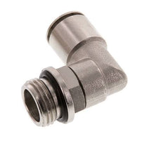 14mm x G1/2'' 90deg Elbow Push-in Fitting with Male Threads Brass NBR Rotatable