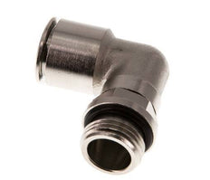 16mm x G1/2'' 90deg Elbow Push-in Fitting with Male Threads Brass NBR Rotatable