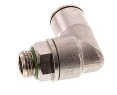 12mm x G1/4'' 90deg Elbow Push-in Fitting with Male Threads Brass FKM Rotatable