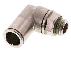 12mm x G1/4'' 90deg Elbow Push-in Fitting with Male Threads Brass FKM Rotatable