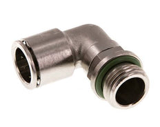16mm x G1/2'' 90deg Elbow Push-in Fitting with Male Threads Brass FKM Rotatable