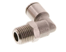 8mm x R1/4'' 90deg Elbow Push-in Fitting with Male Threads Brass FKM Rotatable [2 Pieces]