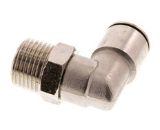 14mm x R1/2'' 90deg Elbow Push-in Fitting with Male Threads Brass FKM Rotatable