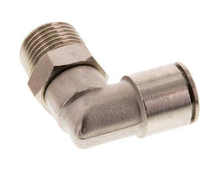 14mm x R1/2'' 90deg Elbow Push-in Fitting with Male Threads Brass FKM Rotatable
