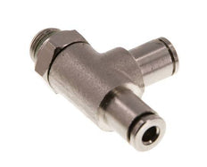 4mm x G1/8'' Right Angle Tee Push-in Fitting with Male Threads Brass FKM Rotatable